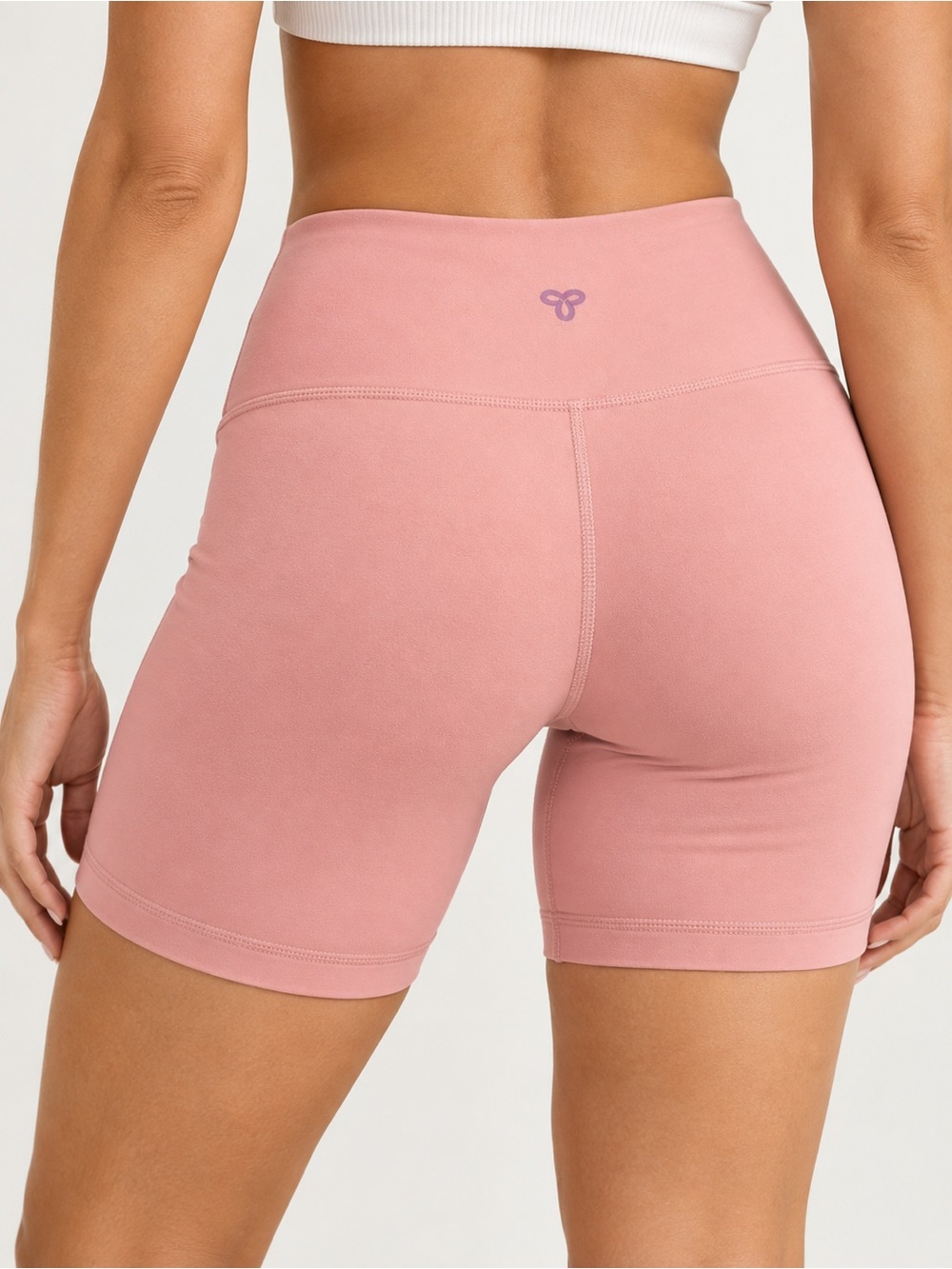 TNA Aritzia Pink High Rise Bike Shorts Soft Stretch Activewear XS